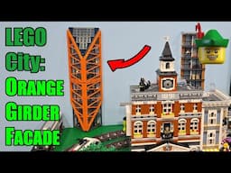 LEGO City - Orange Girder Skyscraper Façade MOC 🍊🏙🏹