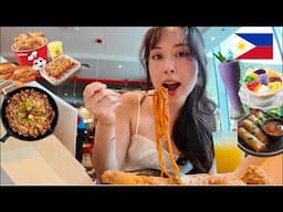 24 hours of EATING in Manila 🇵🇭 | Jollibee, Halo Halo, Adobo and more 🍝🍗