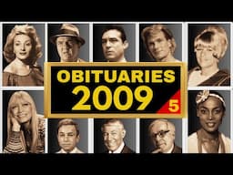 Famous HOLLYWOOD Stars Who DIED in 2009 (JUL-SEP)