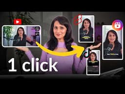 Easily Repurpose YouTube Videos into Shorts/Reels/TikToks (free n fast!)