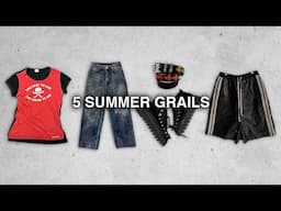 5 Grails You Need in Rotation This Summer (If You’re Into Fashion)