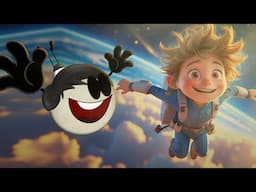 What if we Jumped from Space? | #aumsum #kids #cartoon #science