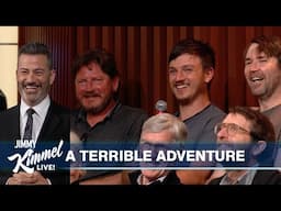Behind the Scenes with Jimmy Kimmel & Audience (Father/Son Road Trip Fail)