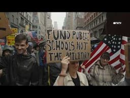 Thousands at "No Kings" March in NYC