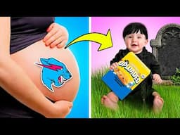 Wednesday From Birth to Death in Real Life👧🏻 | Funny Situations