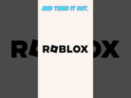 Have you tried Roblox?! #ad