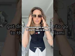 what i wore to F1 in Miami 🏎️ #outfitideas #f1shorts #f1 #style #miami tank gifted from revolve 🤍
