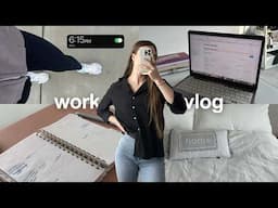 a few work days in my life trying to balance it all (realistically)