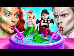 Nerd Wished to Become Dark Mermaid! I Was Adopted by Mermaid and Vampire!