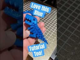It's Finished! 💯😍 Flexi Rexi Sapphire Blue Polar Filament 🔥