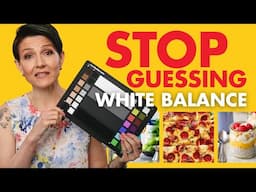 Stop Guessing White Balance in Food Photos: How to Use a Grey Card
