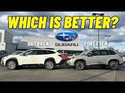 2025 Subaru Outback vs 2025 Subaru Forester - Which to pick?