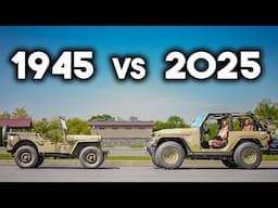 The Original Jeep vs  Our 2025 Jeep Wrangler