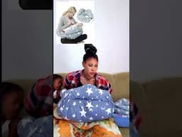 I hope this will make my breast feeling easy unboxing my 5 days old baby nursing pillow