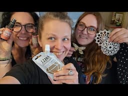 EXPERIMENTAL JUNK JOURNAL TAGS - SPONTANEOUS LIVE STREAM WITH KATJA, ANNA & LUISE
