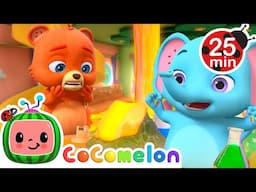 Floor is Lava ANIMAL CHALLENGE! | Animal Time | CoComelon Nursery Rhymes & Kids Songs