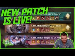 New Patch today with Higher Level Gear Raids! || Dan Heilman: Watcher of Realms