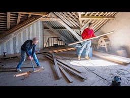 Transforming a 200 year old Chateau Coach House into Dream Workshop