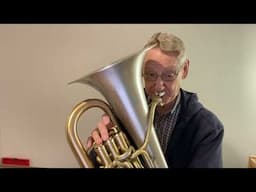 Euphonium Practice: "Born to be Blue" (Mel Torme) - Working on Ballad Style. Sheet Music On Screen