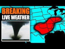 🔴LIVE - Severe Weather Coverage With Storm Chasers On The Ground - Live Weather Channel...