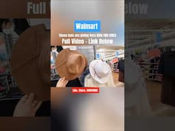 AMAZING Walmart Hats for women #shopping #haul