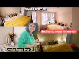 Aesthetic Room Makeover | SUMMER RESET | Rental Friendly Makeover Ideas | London Home Tour