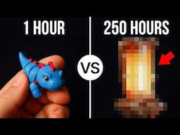 3D Printing Models from 1 Hour to 250 HOURS!