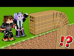 We Found the LONGEST UNDERGROUND DOOR  in Minecraft!