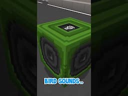 I modded a SOUND CUBE in Minecraft  - thanks Blockbench #short #minecraft #modded