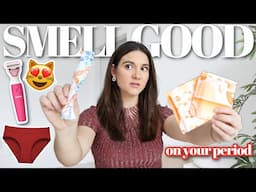How To Smell Good On Your PERIOD!! FEMININE HYGIENE Routine ! How To Smell Good Down There !