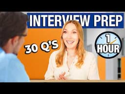 Top 30 Job Interview Questions and Answers