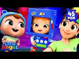 ⚡Dance Off Baby Party⚡️ | LYRICS | Little Angel | Songs and Cartoons | Best Videos for Babies