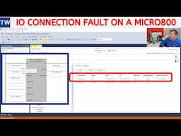 Detecting an IO Connection Fault on a Micro800 PLC in CCW
