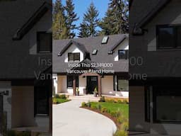Inside a $2,349,000 Coastal Luxury Home on Vancouver Island #shorts