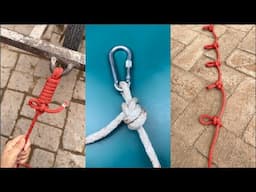 Useful Life Skills – Simple Knot-Tying Technique Tutorial – Life Hacks Everyone Should Know - Part 3