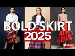 Stylish Bold Skirt Outfits 2025 💃 Daring & Chic Looks to Rock This Year