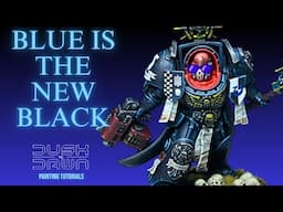How to Paint BLUE BLACK POWER ARMOUR