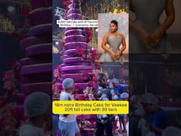 See the tallest cake in Africa for Veekee s 30th birthday. #birthday #shorts #content #diy #fashion