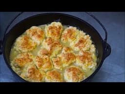 30 Minute Dutch Oven Chicken Biscuits