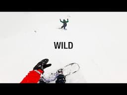 The Wildest Snowboard Run I've Ever Done!