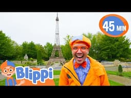 Blippi Visits the Mini Eiffel Tower | Blippi's Stories and Adventures for Kids | Moonbug Kids