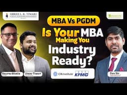 MBA VS PGDM - Is Your MBA Making You Industry Ready? | KPMG Industry-Integrated PGDM Course
