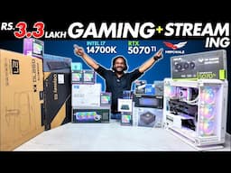 Rs 3.3 Lakh Gaming & Streaming PC | RTX 5070 Ti | Intel i7 - 14700K | Mr Pc Wale