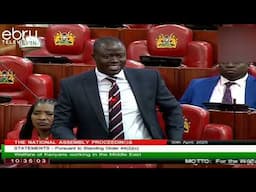 Hon Kaluma wants the government to always make a follow up on Kenyans in middle East. #ebrunews