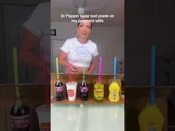 Dr. Pepper Taste Taste Prank On My Pregnant Wife #pregnant #tastetest #drpepper #pregnancy #craving