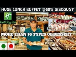 Huge Unlimited Lunch Buffet || 50% Discount Holiday Inn Saptami Restaurant