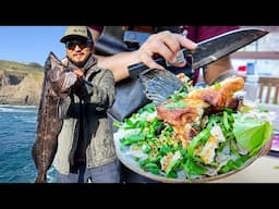 PERFECT DISH For a Hot Day | Lingcod Off the Rocks