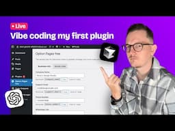 Vibe coding my first plugin with AI (Option pages plugin)