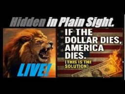 LIVE! "IF THE DOLLAR DIES, AMERICA DIES." (BUT THERE IS A SOLUTION). LETS TALK ABOUT IT. Mannarino