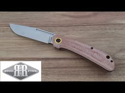 Let's Talk Rough Ryder Knives Vol 60 l RR2640 Brown Micarta  Slip Joint Folder